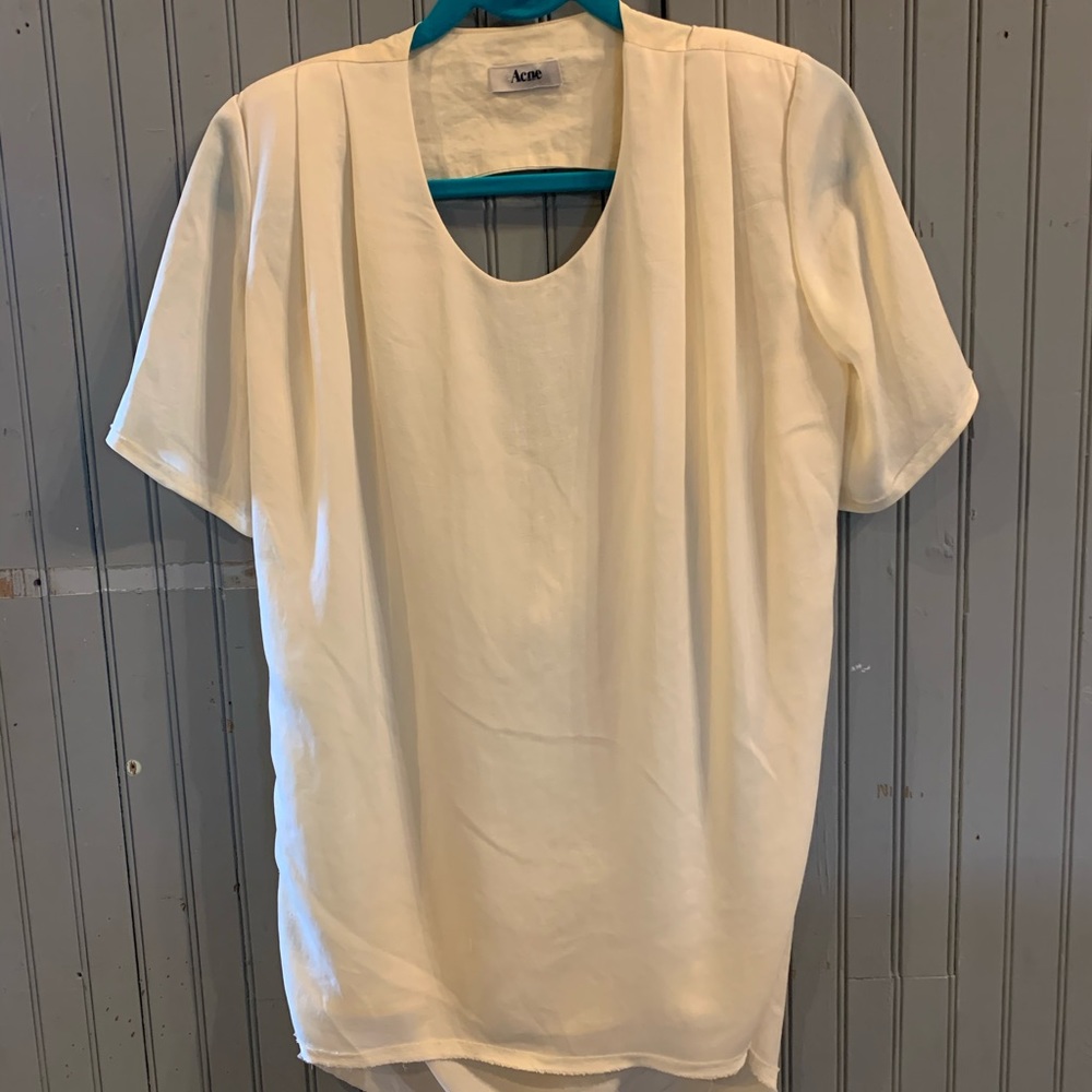 Acne silk top